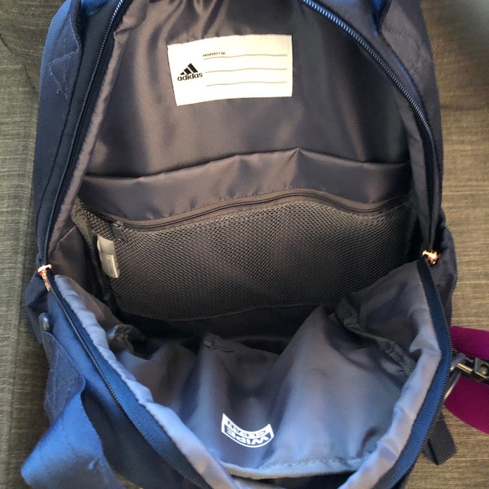 NWOT Adidas Blue Backpack - Picture 6 of 11